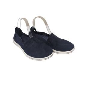 CLARKS MEN'S SLIP-ON LOAFERS SIZE 10 BROWN LEATHER COMFORT CASUAL